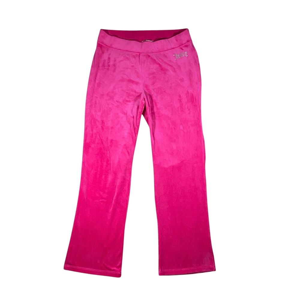 Juicy Couture Hot Pink Bling Waist Straight Leg Pants - M